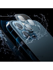 Joyroom Shining Series hellinsskydd kamera härdat glas för iPhone 12 mini grön (JR-PF686)