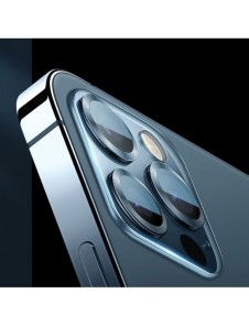 Joyroom Shining Series hellinsskydd kamera härdat glas för iPhone 12 mini röd (JR-PF686)