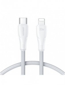 Joyroom USB C - Lightning 20W Surpass Series-kabel för snabb laddning och dataöverföring 1,2 m vit (S-CL020A11)