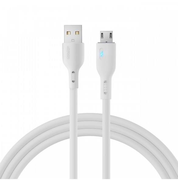 USB-kabel - micro USB 2.4A 2m Joyroom S-UM018A13 - vit