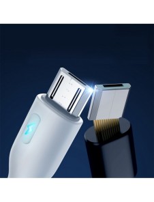 USB-kabel - micro USB 2.4A 2m Joyroom S-UM018A13 - vit