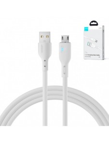 USB-kabel - micro USB 2.4A 2m Joyroom S-UM018A13 - vit