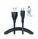Joyroom USB-kabel - micro USB 2.4A Surpass-serien för snabb laddning och dataöverföring 2 m svart (S-UM018A11)