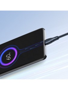 Joyroom USB-kabel - micro USB 2.4A Surpass-serien för snabb laddning och dataöverföring 2 m svart (S-UM018A11)