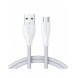 Joyroom USB-kabel - micro USB 2.4A Surpass-serien för snabb laddning och dataöverföring 2 m vit (S-UM018A11)