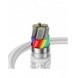 Joyroom USB-kabel - micro USB 2.4A Surpass-serien för snabb laddning och dataöverföring 2 m vit (S-UM018A11)