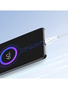 Joyroom USB-kabel - micro USB 2.4A Surpass-serien för snabb laddning och dataöverföring 2 m vit (S-UM018A11)