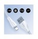 Joyroom USB-kabel - micro USB 2.4A Surpass-serien för snabb laddning och dataöverföring 2 m vit (S-UM018A11)