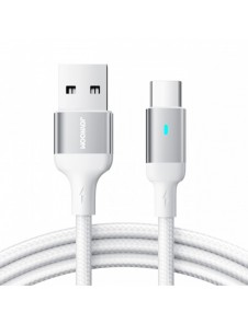 Joyroom USB-kabel - USB C 3A för snabb laddning och dataöverföring A10 Series 1,2 m vit (S-UC027A10)