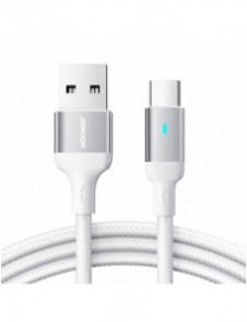 Joyroom USB-kabel - USB C 3A för snabb laddning och dataöverföring A10 Series 1,2 m vit (S-UC027A10)