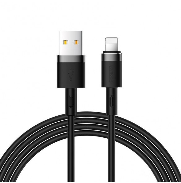 Joyroom USB - Lightning-kabel 2,4A 1,2 m (S-1224N2 Svart)