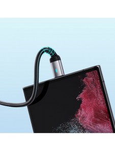 Joyroom USB-kabel - USB C 3A för snabb laddning och dataöverföring A10 Series 2 m svart (S-UC027A10)