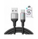 Joyroom USB-kabel - USB C 3A för snabb laddning och dataöverföring A10 Series 2 m svart (S-UC027A10)