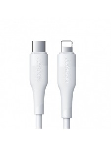 Joyroom USB Typ C - Lightning-kabel Strömförsörjning 20W 2,4A 0,25m vit (S-02524M3 Vit)