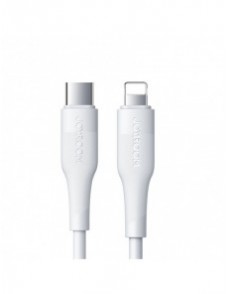 Joyroom USB Typ C - Lightning-kabel Strömförsörjning 20W 2,4A 0,25m vit (S-02524M3 Vit)