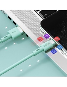 Joyroom USB - Lightning-kabel 2,4A 1,2 m (S-1224N2 Vit)