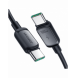 USB C - USB C-kabel 100W 1,2m Joyroom S-CC100A14 - Svart