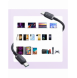USB C - USB C-kabel 100W 1,2m Joyroom S-CC100A14 - Svart