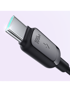 USB C - USB C-kabel 100W 1,2m Joyroom S-CC100A14 - Svart