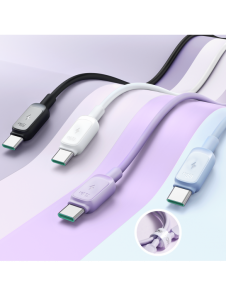 USB C - USB C-kabel 100W 1,2m Joyroom S-CC100A14 - Svart