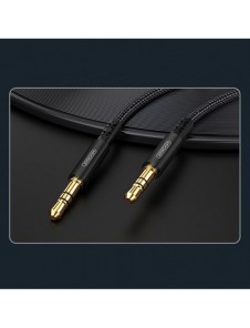 Joyroom stereoljud AUX-kabel 3,5 mm minijack 1,5 m svart (SY-15A1)