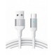 Joyroom USB-kabel - USB C 3A för snabb laddning och dataöverföring A10 Series 2 m vit (S-UC027A10)