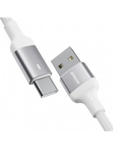 Joyroom USB-kabel - USB C 3A för snabb laddning och dataöverföring A10 Series 2 m vit (S-UC027A10)