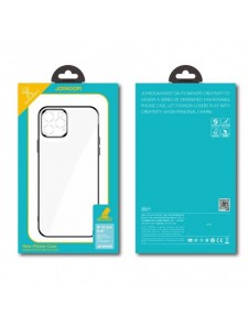 Joyroom New Beauty Series ultratunt skal med elektropläterad ram för iPhone 12 Pro mörkblå (JR-BP743)