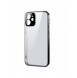 Joyroom New Beauty Series ultratunt fodral med elektropläterad ram för iPhone 12 svart (JR-BP742)
