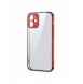 Joyroom New Beauty Series ultratunt skal med elektropläterad ram för iPhone 12 mini röd (JR-BP741)