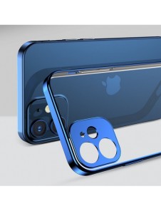 Joyroom New Beauty Series ultratunt skal med elektropläterad ram för iPhone 12 mini röd (JR-BP741)