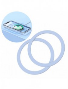 Joyroom set med magnetiska metallringar för smartphone 2 st.blå (JR-Mag-M3)