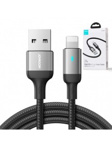Joyroom USB - Lightning 2.4A A10 Series-kabel 2 m svart (S-UL012A10)