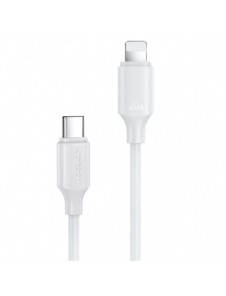 Joyroom-kabel USB-C - Lightning 480Mb/s 20W 0,25m vit (S-CL020A9)
