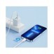 Joyroom-kabel USB-C - Lightning 480Mb/s 20W 0,25m vit (S-CL020A9)