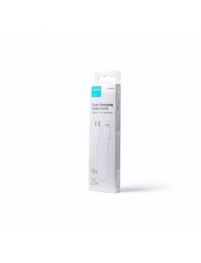 Joyroom-kabel USB-C - Lightning 480Mb/s 20W 0,25m vit (S-CL020A9)