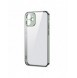 Joyroom New Beauty Series ultratunt skal med elektropläterad ram för iPhone 12 mini ljusgrön (JR-BP741)