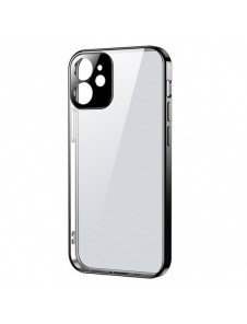 Joyroom New Beauty Series ultratunt fodral med elektropläterad ram för iPhone 12 mini svart (JR-BP741)