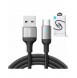 Joyroom USB-kabel - micro USB 2.4A för snabb laddning och dataöverföring 2 m svart (S-UM018A10)