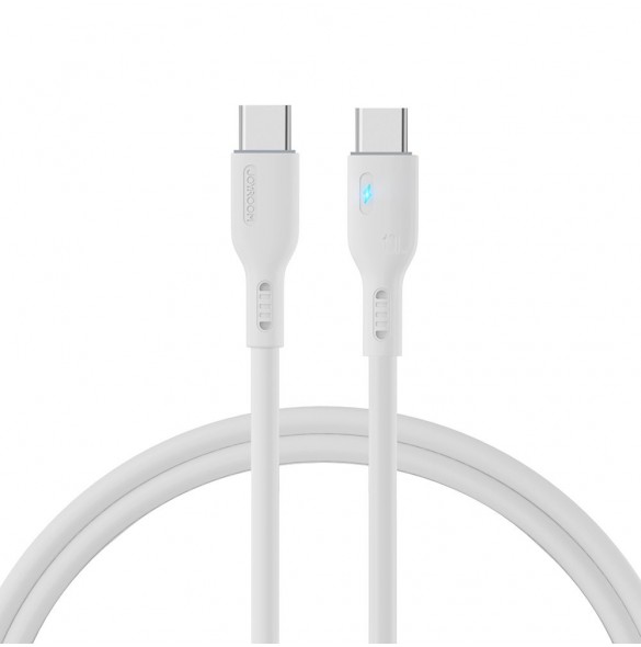 USB C - USB C-kabel 100W 1,2m Joyroom S-CC100A13 - vit