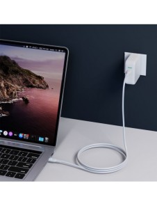 USB C - USB C-kabel 100W 1,2m Joyroom S-CC100A13 - vit