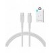 USB C - USB C-kabel 100W 1,2m Joyroom S-CC100A13 - vit