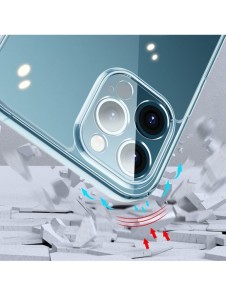 Joyroom Crystal Series hållbart telefonfodral för iPhone 12 Pro Max transparent (JR-BP855)
