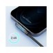 Joyroom USB-kabel - Lightning Laddning / Dataöverföring 2,4A 1,2m Silver (S-1230K3)