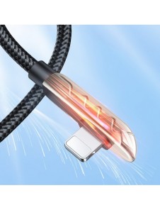 Joyroom USB-kabel - Lightning Laddning / Dataöverföring 2,4A 1,2m Silver (S-1230K3)