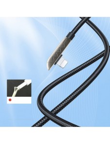 Joyroom USB-kabel - Lightning Laddning / Dataöverföring 2,4A 1,2m Silver (S-1230K3)