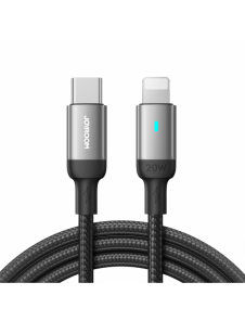 Joyroom-kabel USB C - Lightning 20W A10-serien 1,2 m svart (S-CL020A10)