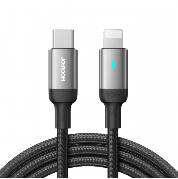 Joyroom-kabel USB C - Lightning 20W A10-serien 1,2 m svart (S-CL020A10)