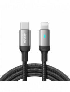 Joyroom-kabel USB C - Lightning 20W A10-serien 1,2 m svart (S-CL020A10)