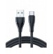 Joyroom USB - USB C 3A kabel Surpass Series för snabb laddning och dataöverföring 3 m svart (S-UC027A11)